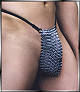 Deluxe Mens chain mail g-string close-up