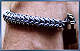 Snake chainmail bracelet w/black lock