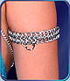 Wayfarer armbands w/D-rings w/Amira Bodyjewelry & Steel-lace choker